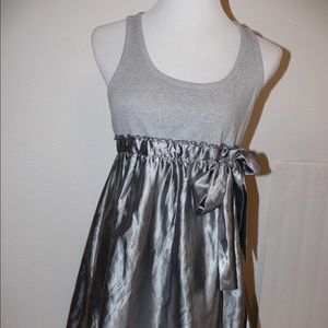 Gray & Silver Tank Dress